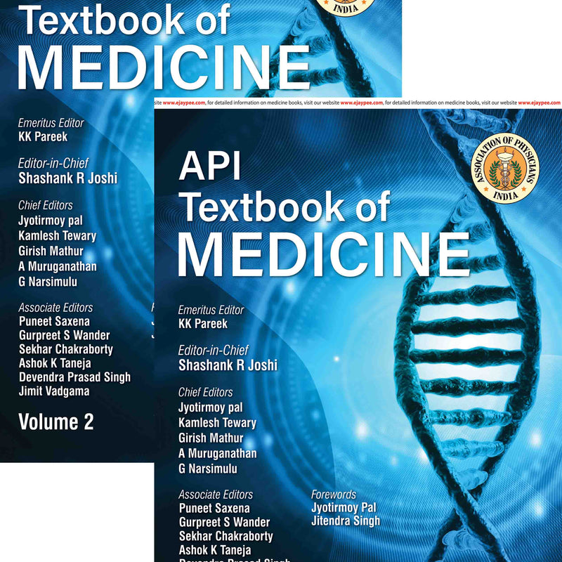 API TEXTBOOK OF MEDICINE (2VOLS), 13/E, BY, SHASHANK R JOSHI