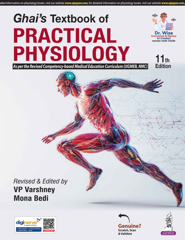 GHAI'S TEXTBOOK OF PRACTICAL PHYSIOLOGY, 11/E, BY, VP VARSHNEY