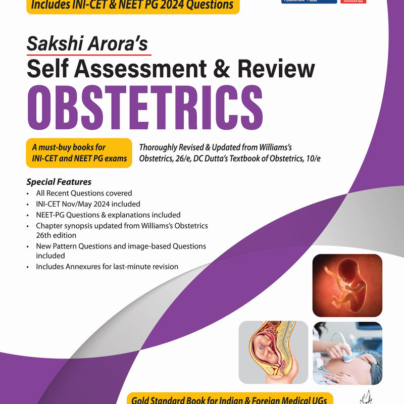 SELF ASSESSMENT & REVIEW OBSTETRICS AND GYNECOLOGY,14/E,SAKSHI ARORA 2 vol set