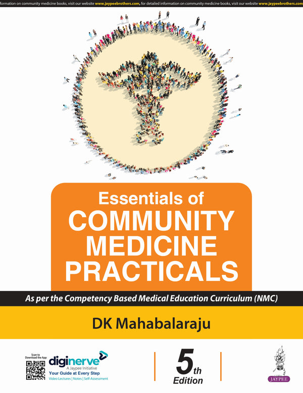 ESSENTIALS OF COMMUNITY MEDICINE PRACTICALS, 5/E, BY, DK MAHABALARAJU