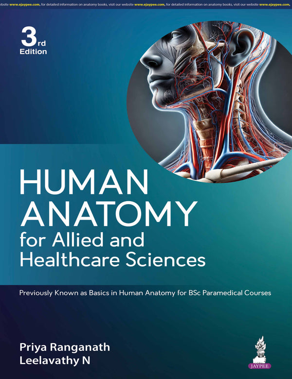 HUMAN ANATOMY FOR ALLIED AND HEALTHCARE SCIENCES, 3/E, PRIYA RANGANATH
