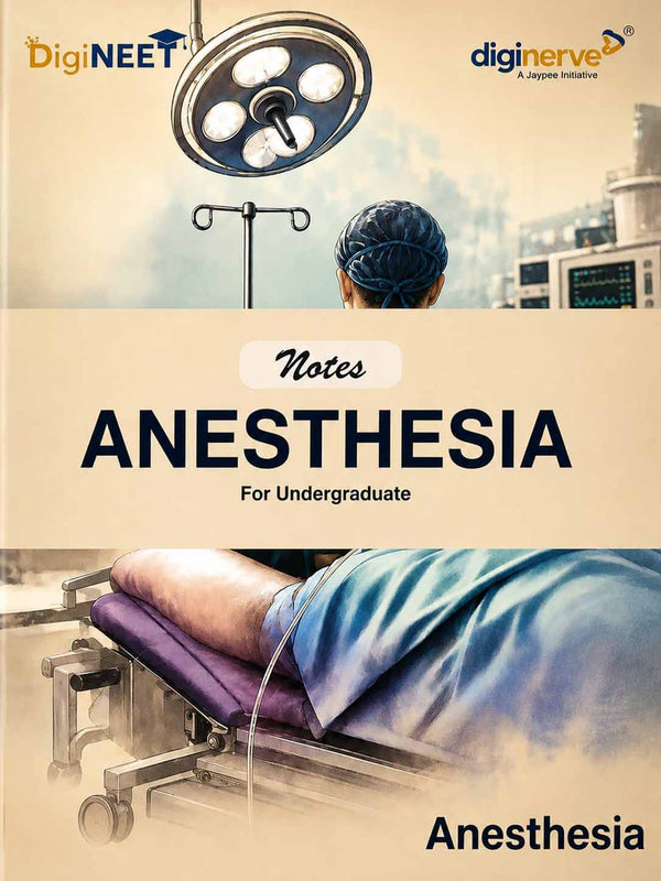 UG NOTES ANESTHESIA, 1/E, BY, KAUSHIK JOTHINATH