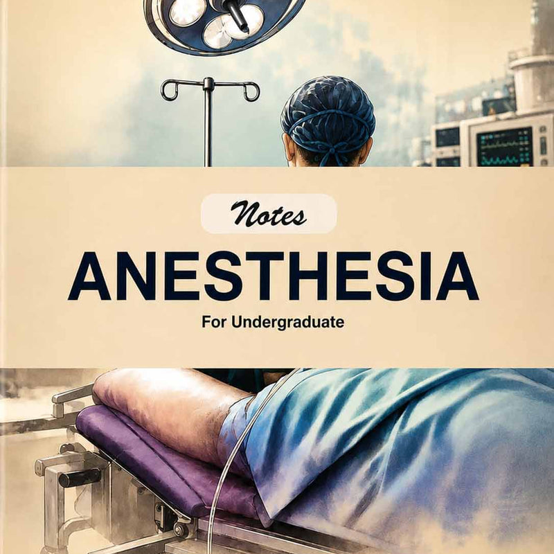 UG NOTES ANESTHESIA, 1/E, BY, KAUSHIK JOTHINATH