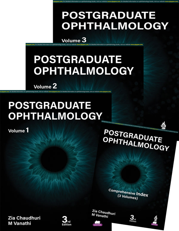 POSTGRADUATE OPHTHALMOLOGY (3 VOLUMES) WITH BOOKLET, 3/E, BY, ZIA CHAUDHURI