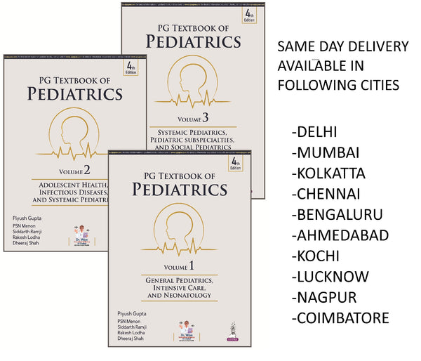 PG Textbook of Pediatrics (3 Volumes) 4/E — Piyush Gupta | 2027 Edition