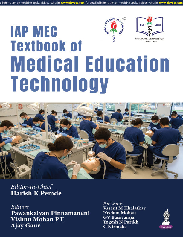 IAP MEC TEXTBOOK OF MEDICAL EDUCATION TECHNOLOGY, 1/E, BY, HARISH K PEMDE
