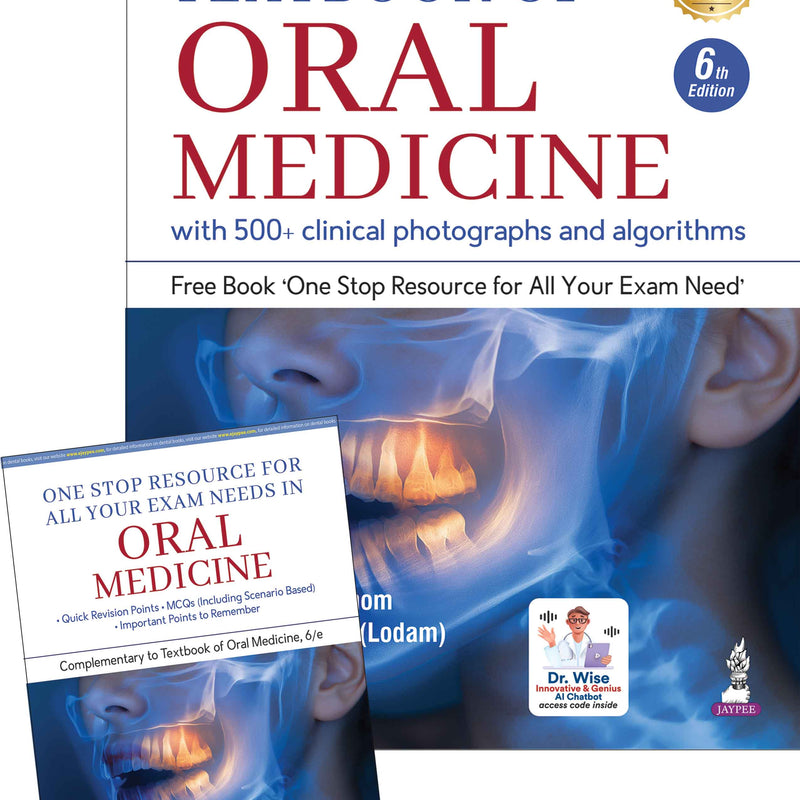 Textbook of Oral Medicine | Anil Govindrao Ghom | 6th Edition | 2026 | Jaypee