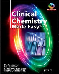 CLINICAL CHEMISTRY MADE EASY WITH PHOTO CD-ROM, 1/E, BY, DM VASUDEVAN