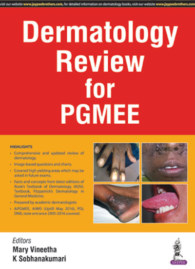 DERMATOLOGY REVIEW FOR PGMEE 1/E, 2016, MARY VINEETHA