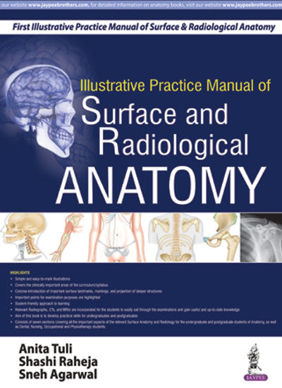 ILLUSTRATIVE PRACTICE MANUAL OF SURFACE AND RADIOLOGICAL ANATOMY, 1/E,R.P., BY, ANITA TULI
