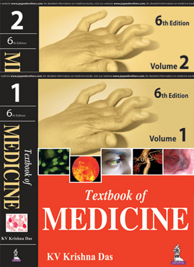 TEXTBOOK OF MEDICINE (2VOLS), 6/E R.P., BY, KV KRISHNA DAS
