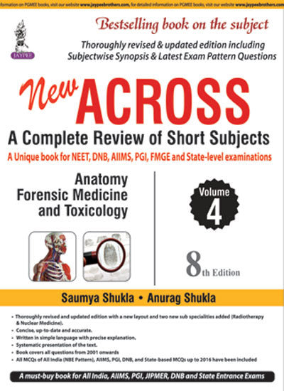 NEW ACROSS A COMPLETE REVIEW OF SHORT SUBJECTS VOL.4, 8/E, BY, SAUMYA SHUKLA