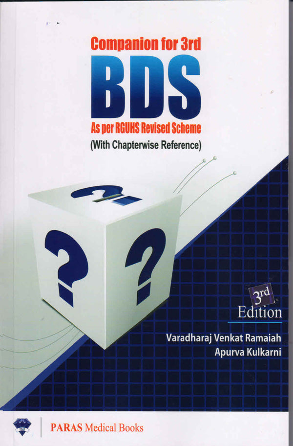 Companion for 3rd BDS as per RGUHS Revised Scheme 3rd/e by  Varadharaj Venkat Ramaiah