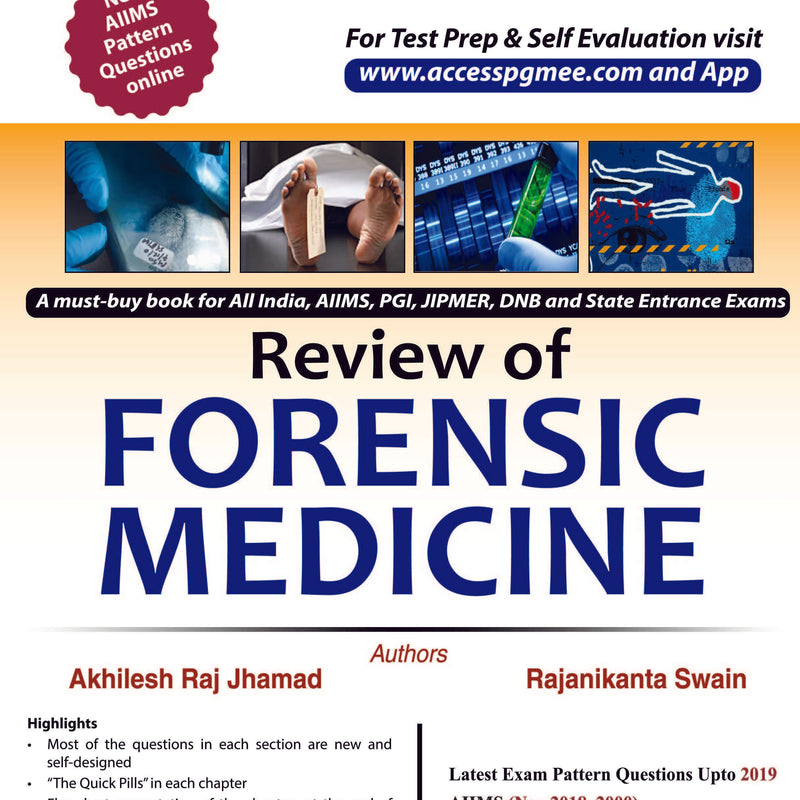REVIEW OF FORENSIC MEDICINE 1/E, 2019, AKHILESH RAJ JHAMAD