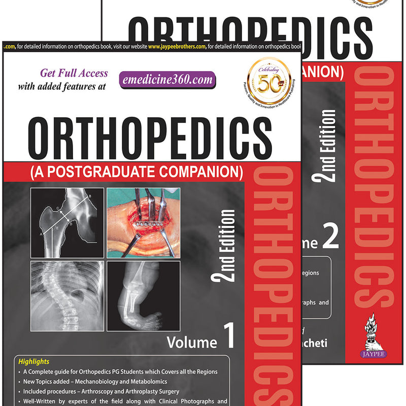 ORTHOPEDICS (A POSTGRADUATE COMPANION) 2 VOLUMES 2/E, 2020, SAMAR KUMAR BISWAS
