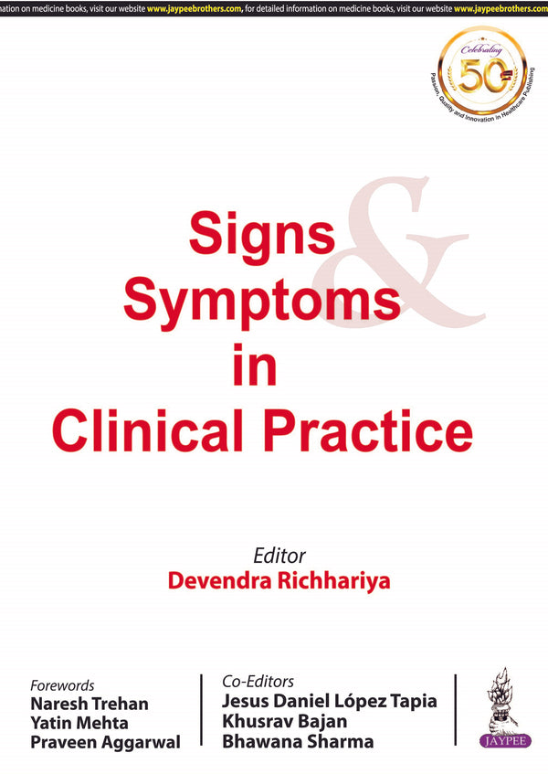 SIGNS & SYMPTOMS IN CLINICAL PRACTICE 1/E, 2020, DEVENDRA RICHHARIYA