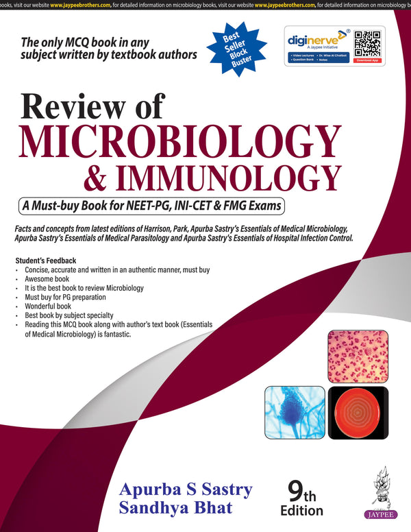 REVIEW OF MICROBIOLOGY & IMMUNOLOGY, 9/E R.P., BY, APURBA SANKAR SASTRY