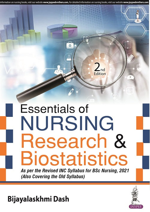 ESSENTIALS OF NURSING RESEARCH & BIOSTATISTICS, 2/E R.P., BY, BIJAYALAKSHMI DASH