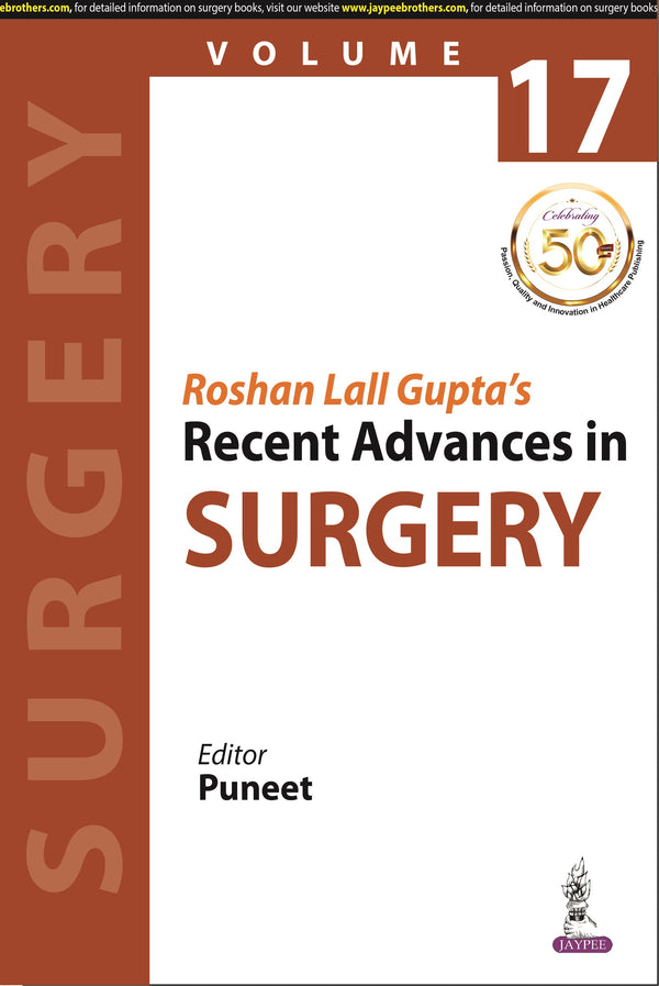 ROSHAN LALL GUPTA'S RECENT ADVANCES IN SURGERY-17, 1/E R.P., BY, PUNEET