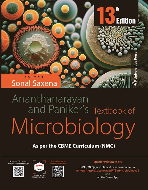 Ananthanarayan and Paniker’s Textbook of Microbiology 13th Edition 9789393330659