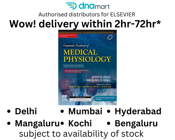 Guyton's Textbook of Medical Physiology, 4th SAE & The Mindmaps in Physiology, 1st ed. - SET

Delhi , Mumbai, Bangalore, Mangalore, kochi, Chennai 