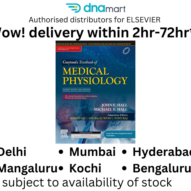 Guyton's Textbook of Medical Physiology, 4th SAE & The Mindmaps in Physiology, 1st ed. - SET

Delhi , Mumbai, Bangalore, Mangalore, kochi, Chennai 