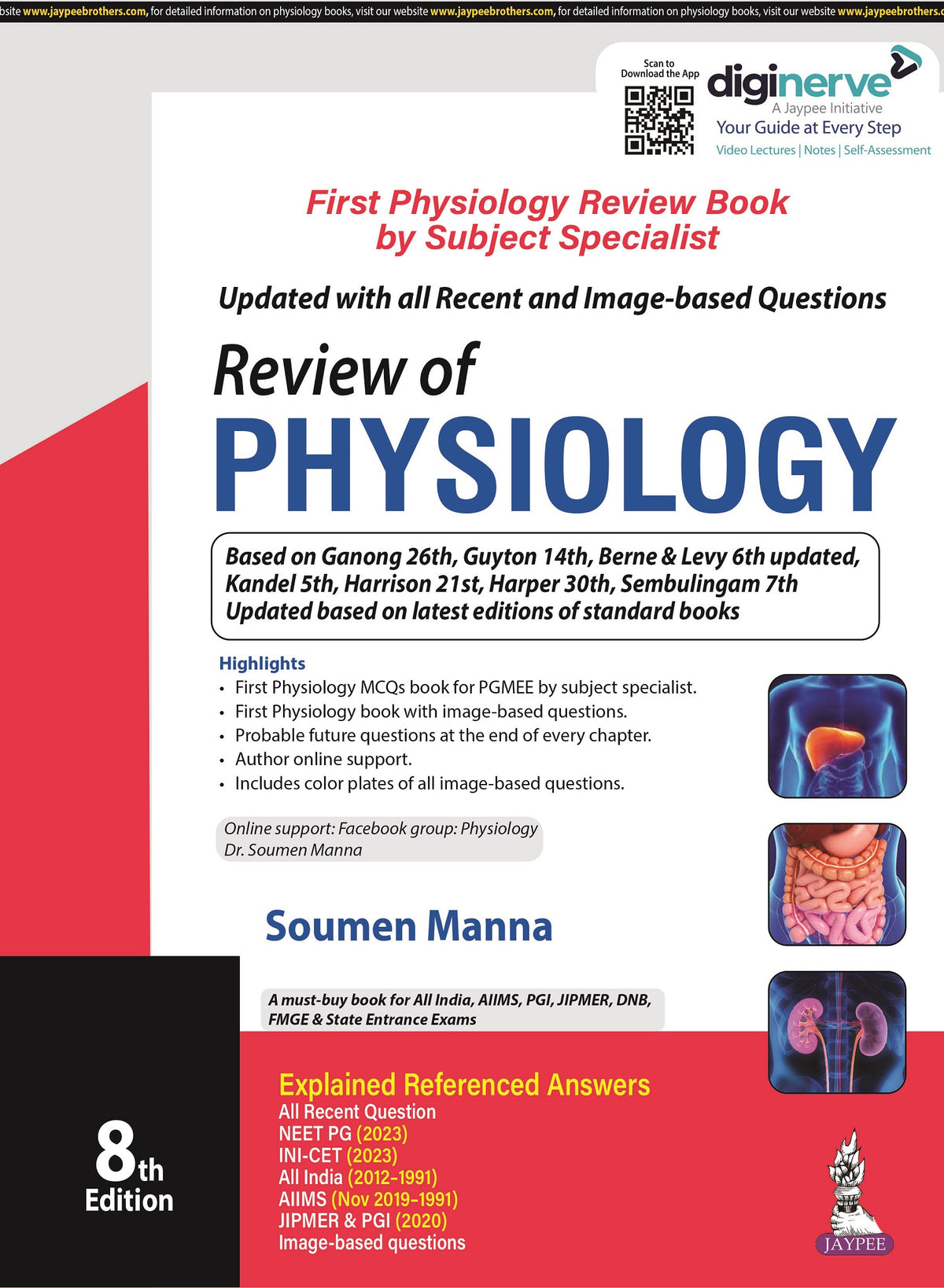 Review of Physiology
8/e 2023 by Soumen Manna