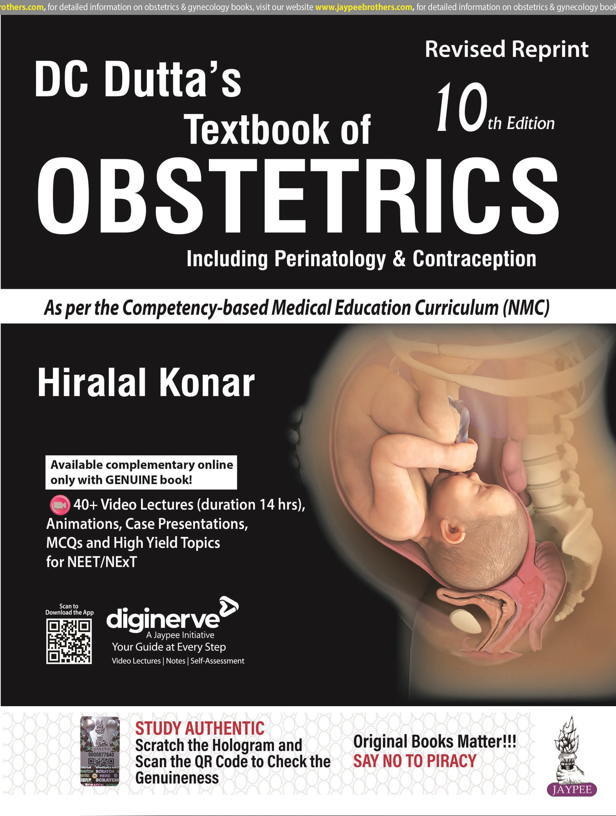 DC DUTTA'S TEXTBOOK OF OBSTETRICS 10E AND GYNECOLOGY 9E,HIRALAL