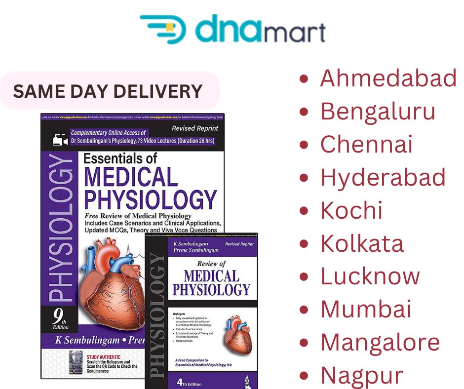 essentials of medical physiology, K. Sembulingam physiology textbook, medical physiology 9th edition, physiology for MBBS students, applied physiology concepts, medical physiology curriculum, best physiology textbooks India, physiology study guide, visual aids in physiology, comprehensive physiology reference, pathophysiology textbook, online resources for medical physiology, physiology exam preparation, clinical physiology, medical education textbooks.