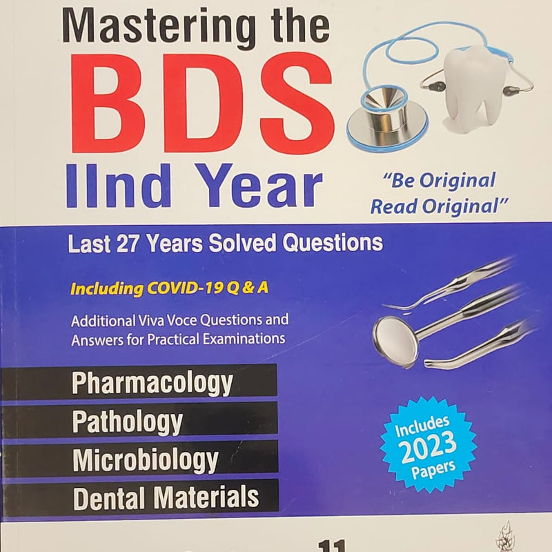 Mastering the bds 2nd Year 11E/2023 by Hemanth Gupta