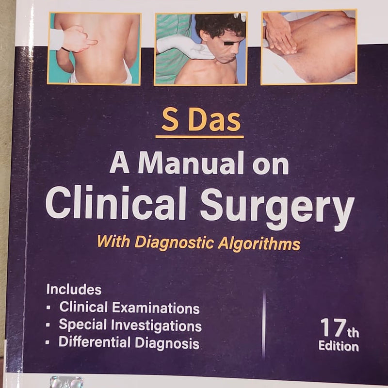 A MANUAL ON CLINICAL SURGERY,17/E,2024 by S DAS