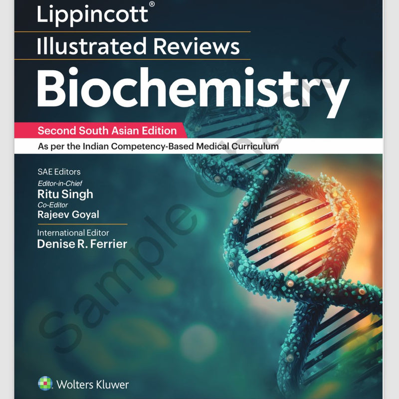 Lippincott's Illustrated Reviews Biochemistry (2nd SAE) 2024 By Ferrier & Ritu Singh 9788197055973