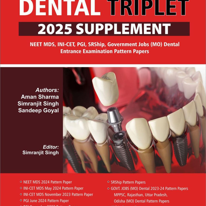  Dental Triplet 2025 Supplement

9789334109535