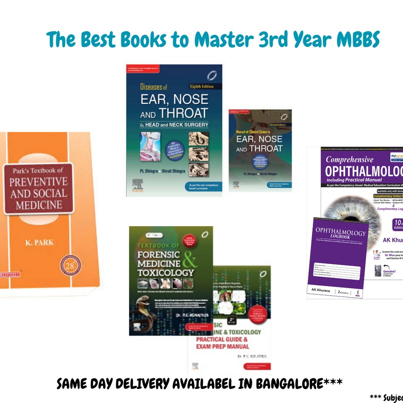 THE BEST BOOKS TO MASTER 3RD YEAR MBBS 2025 – II