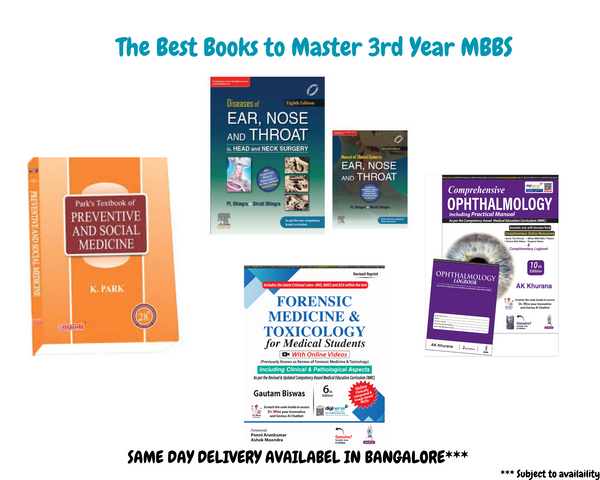 THE BEST BOOKS TO MASTER 3RD YEAR MBBS 2025 – IV