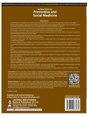 Golden Notes for Preventive and Social Medicine 3rd Edition/2024 by Parimal Patel