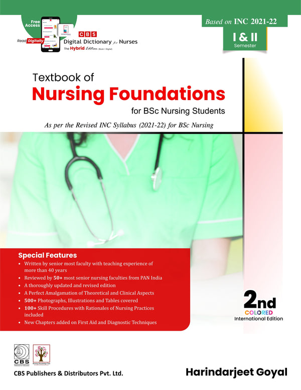 🩺 Textbook of Nursing Foundations for BSc Nursing Student – Harinderjeet Goyal
