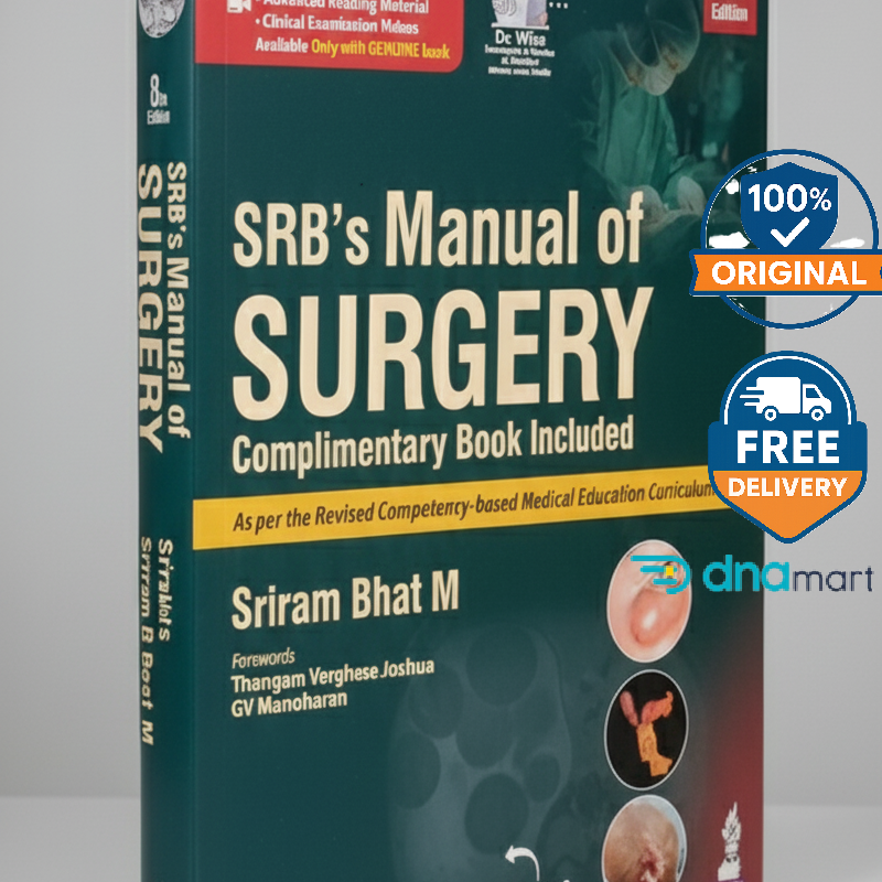 SRB's Manual of Surgery 8th Edition - Sriram Bhat M
