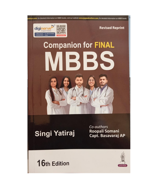 COMPANION FOR FINAL MBBS 16/E,REV.R.P., 2025, SINGI YATIRAJ