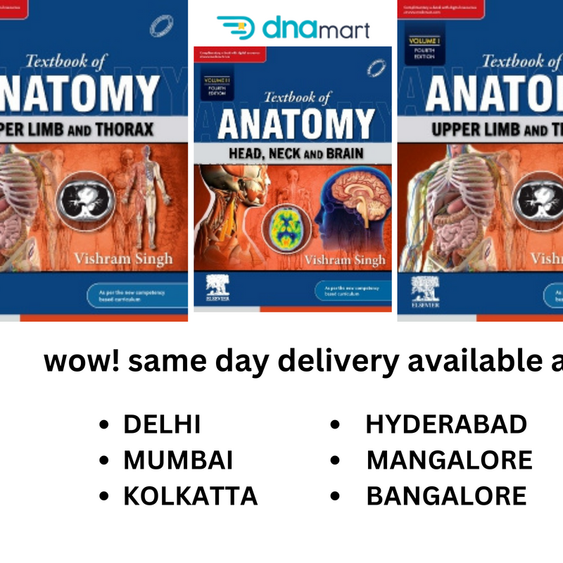 Textbook of Anatomy 4e 3 vol set 2023 by Vishram Singh