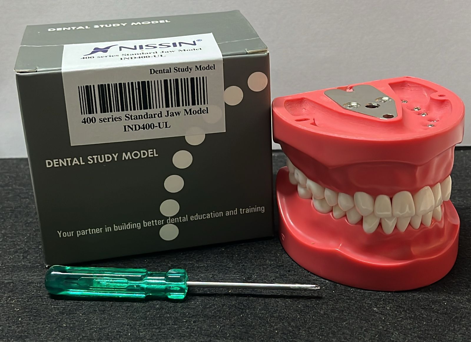 Nissin Indo Japan 400 Series Screw Type Hard Gingiva Jaw Model