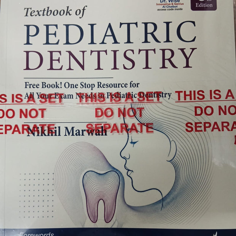 Textbook of Pediatric Dentistry 6th Edition by Nikhil Marwah