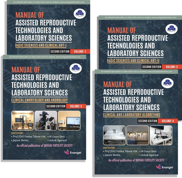 IFS-MANUAL OF ASSISTED REPRODUCTIVE TECHNOLOGIES AND LABORATORY SCIENCES (Set of 4 Volumes)