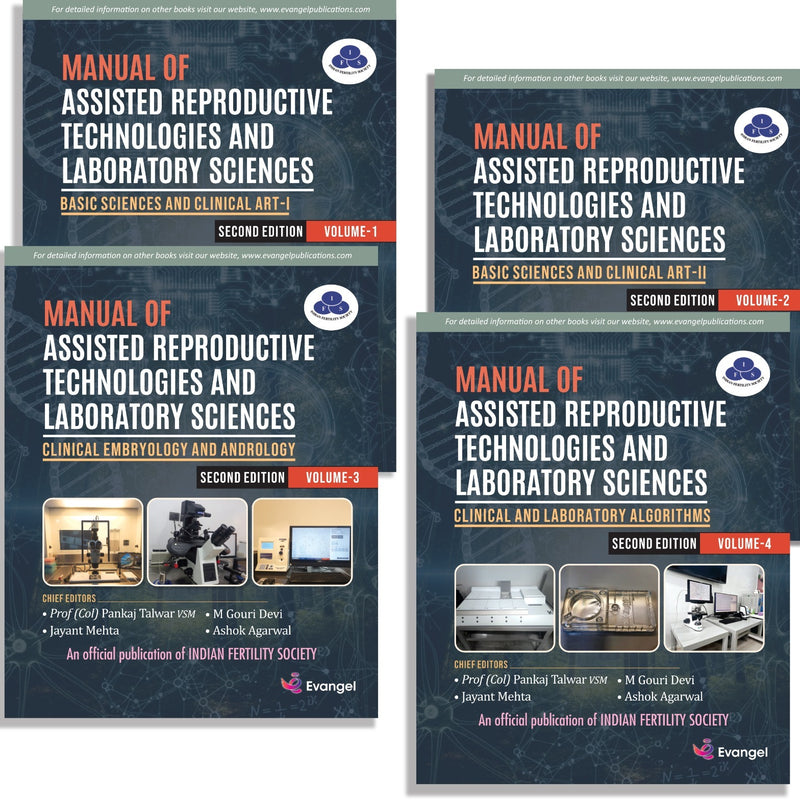 IFS-MANUAL OF ASSISTED REPRODUCTIVE TECHNOLOGIES AND LABORATORY SCIENCES (Set of 4 Volumes)