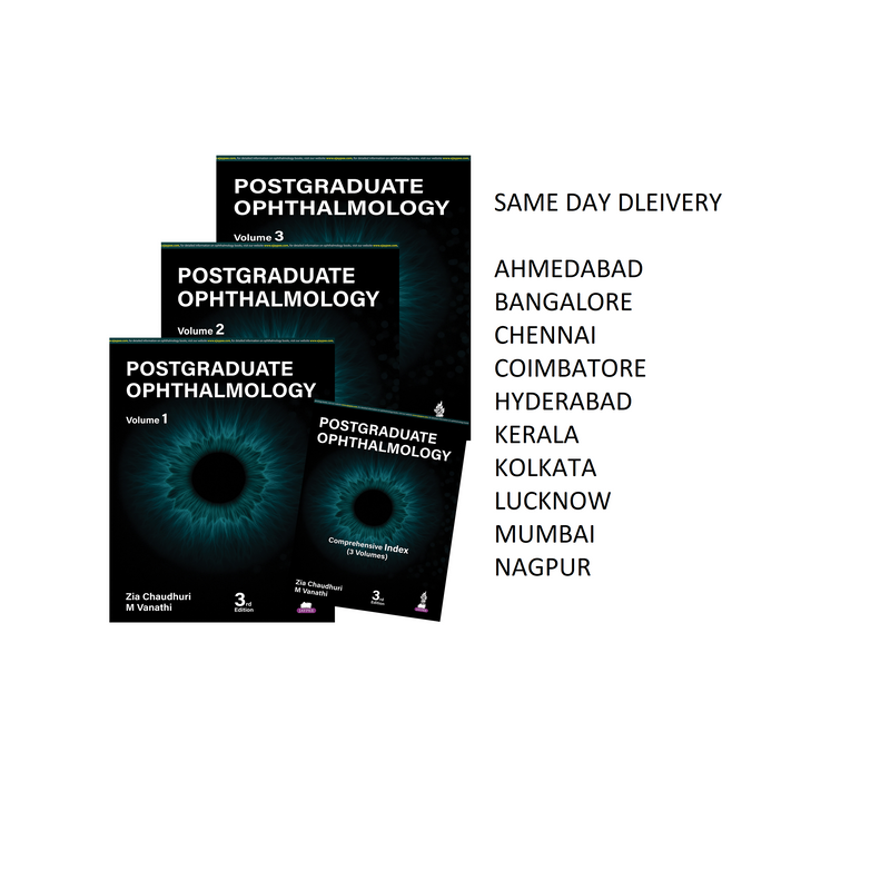 Postgraduate Ophthalmology (3 Volumes) with Comprehensive Index Booklet