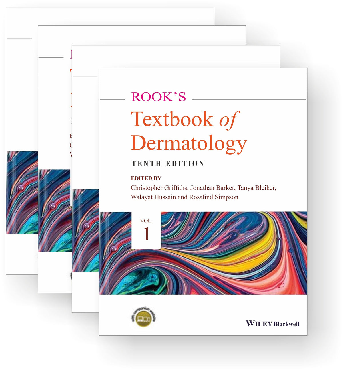 Rook's Textbook of Dermatology 10/e, 2024, 4 Volume Set, ISBN: 9781119709213