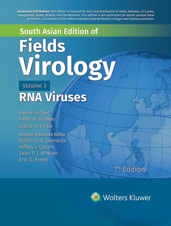 Field's Virology: RNA Viruses, Volume 3, 7th Edition South Asian Edition by Howley
