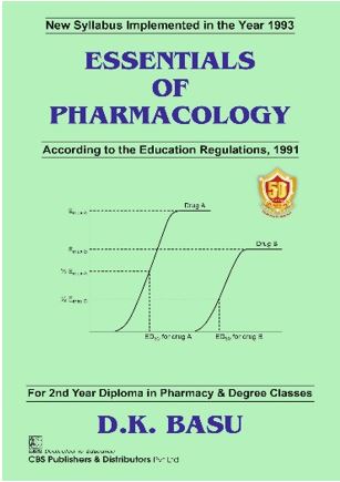 Essentials Of Pharmacology (Pb 2025) , by D K Basu