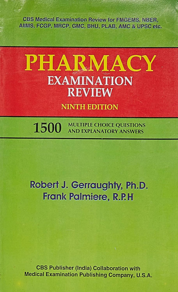 Pharmacy Examination Review 9Ed (Pb 2000) , by Robert J Gerraughty
