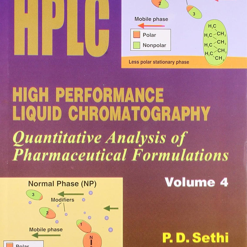 Sethis High Performance Liquid Chromatography Vol  4 Quantitative Analysis Of Pharmaceutical Formulations (Hb 2015), by P D Sethi